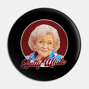 Betty White Pin