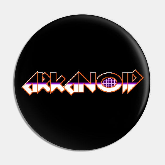 Arkanoid Logo Pin by GraphicGibbon