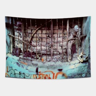 abstraction street art Tapestry