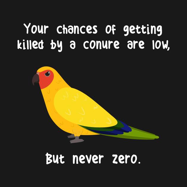 Never Zero Sun Conure by Psitta