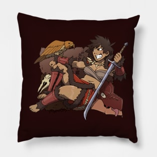 Barbarian Girl Pillow