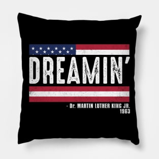 Dreamin', Martin Luther King, Black History Pillow