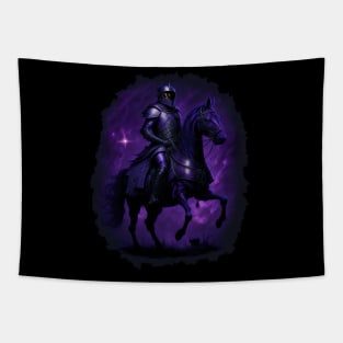 "Warrior of the Night: A Magical Warrior Embracing Splendor" Tapestry