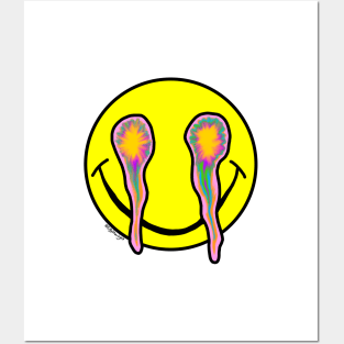 Drippy Smiley Face Wall Art