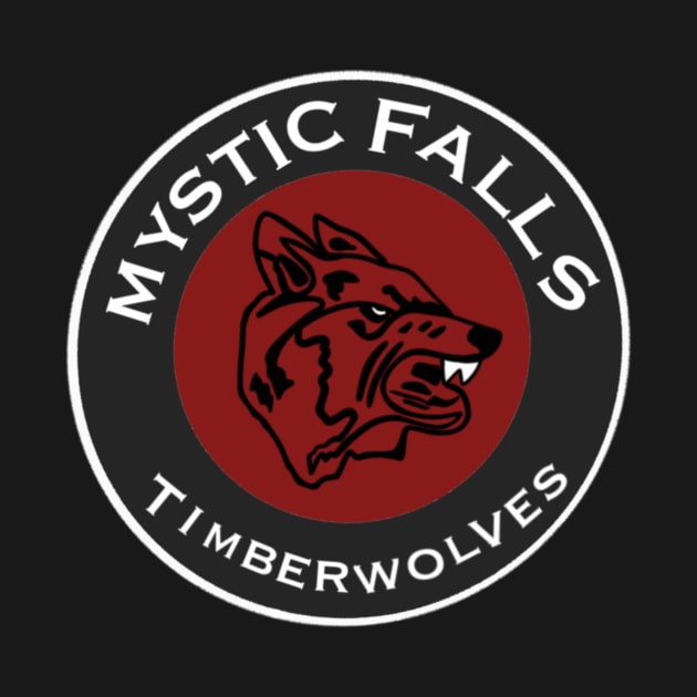 Mystic Falls school logo by artbymanu