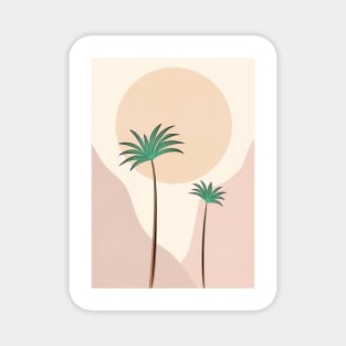 Tall Palms in the Desert Magnet
