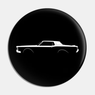 Lincoln Continental Mark III Silhouette Pin