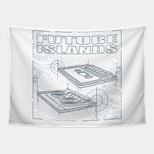 Future Islands - Technical Drawing Tapestry