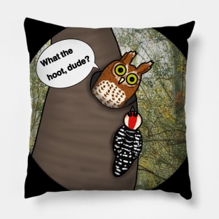 What the hoot, dude? Pillow