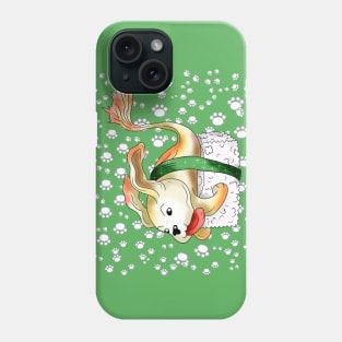 kawaii dogfish sushi Phone Case