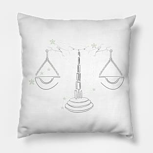 zodiac sign libra Pillow