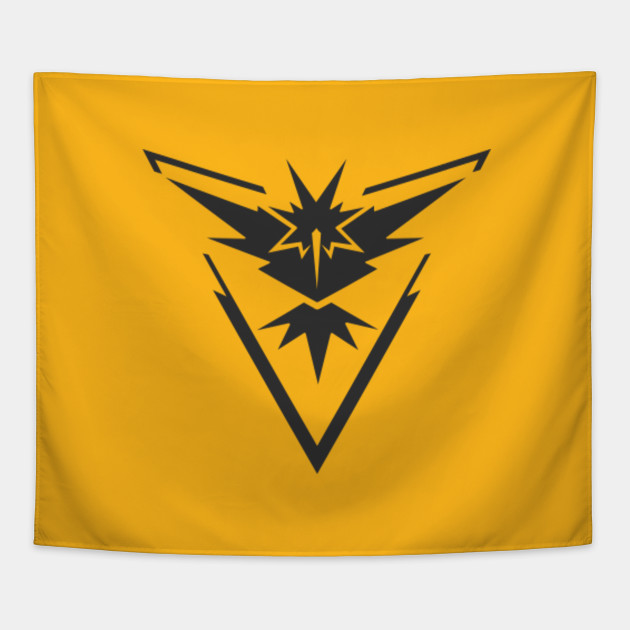 Pokémon Go Team Instinct Logo Dark On Dark Team Instinct