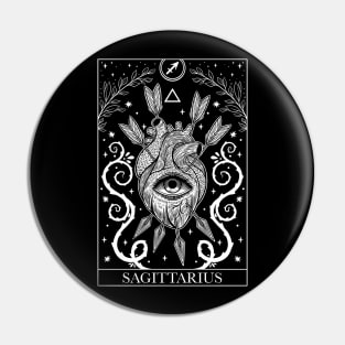 Zodiac sign tarot card Sagittarius Pin