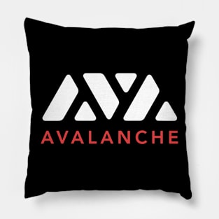 Avalanche Crypto Cryptocurrency AVAX coin token Pillow