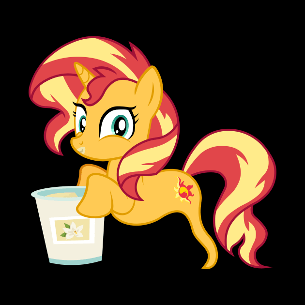 Sunset Shimmer the Vanilla Ghostie by Wissle