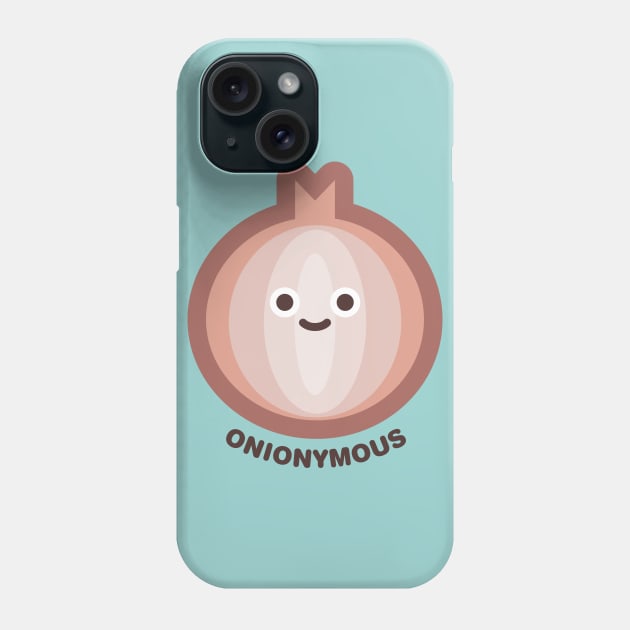 ONIONYMOUS Phone Case by Ndy