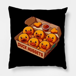 Funny Duck Nuggets Pillow