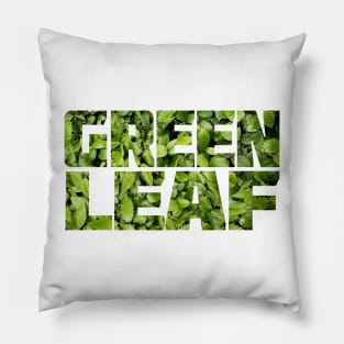 Green Leaf Pillow