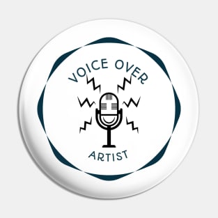 voice over artist on the soundwaves Pin