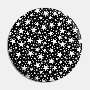 White Star Pattern Pin