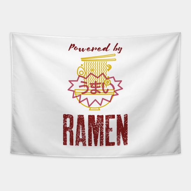 Powered by Ramen Tapestry by Harry C