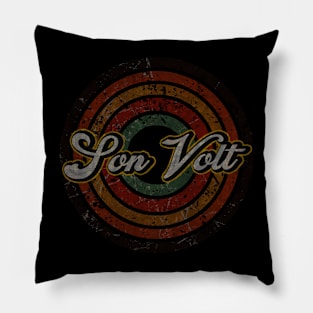 Son Volt vintage design on top Pillow