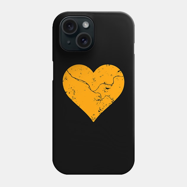 Heart Pittsburgh Phone Case by AngryMongoAff