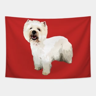 Westie West Highland Terrier Tapestry