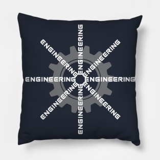 engineering text, funny engineer text Pillow