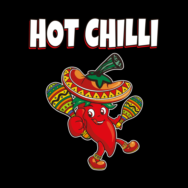 Mexican Chilli pepper by Foxxy Merch