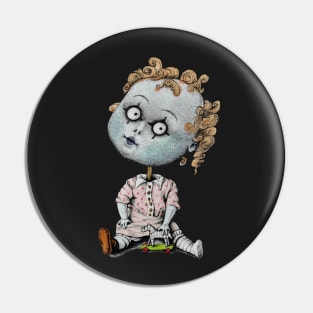 Halloween Zombie girl Pin