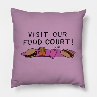 Springfield Mall Food Court Pillow