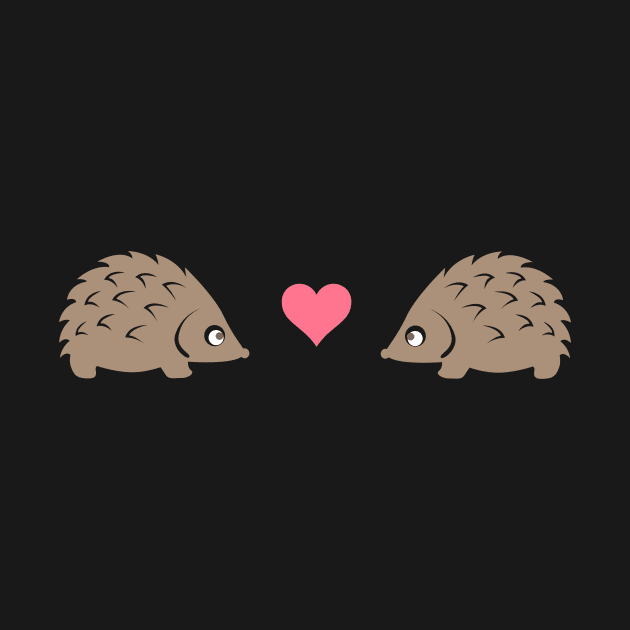 Cute Hedgehog In Love by MeatMan