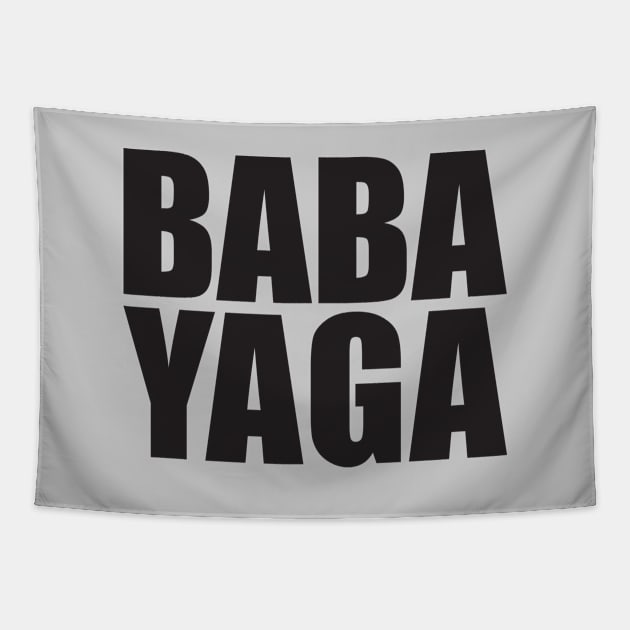 Big Bad BABA YAGA Tapestry by Knocking Ghost