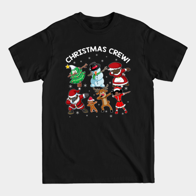 Black Santa Claus Shirt African American Christmas Crew - Black Santa Claus - T-Shirt