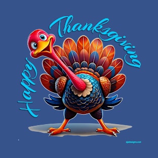 Turkey design  on the tee-shirt color of your choice T-Shirt