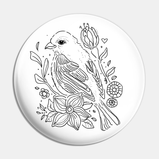 Little Bird Pin by gaea