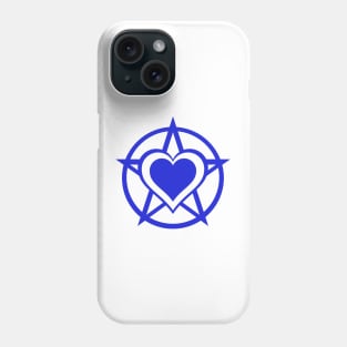 Blue Pagan Heart Cheeky Witch® Phone Case