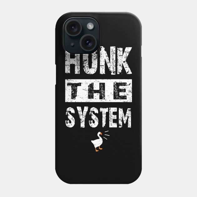 HONK THE SYSTEM Phone Case by Skullpy