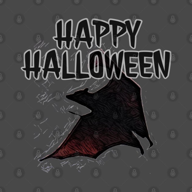 Happy Halloween Bat #2 by wildjellybeans