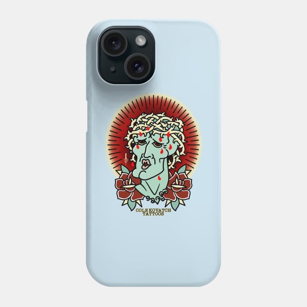 Handsome Christ Phone Case by Cole Kovatch Tattoos