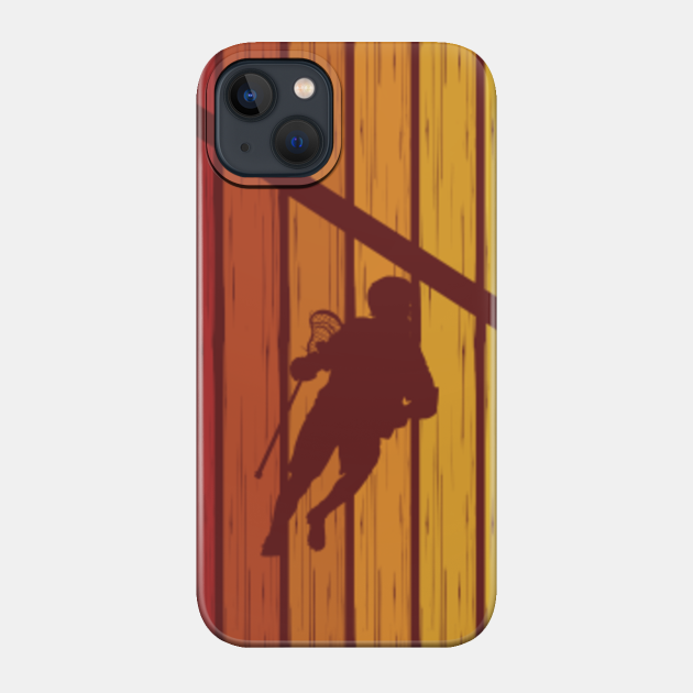 Retro Vintage Lacrosse Goalie Goalkeeper - Lacrosse Goalie - Phone Case