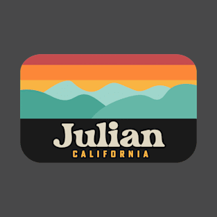 Julian California Mountains Bear Retro Outdoors T-Shirt