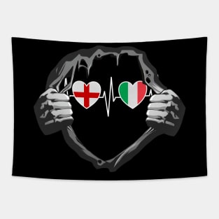 England And Italy Italy Flag Flags Tapestry