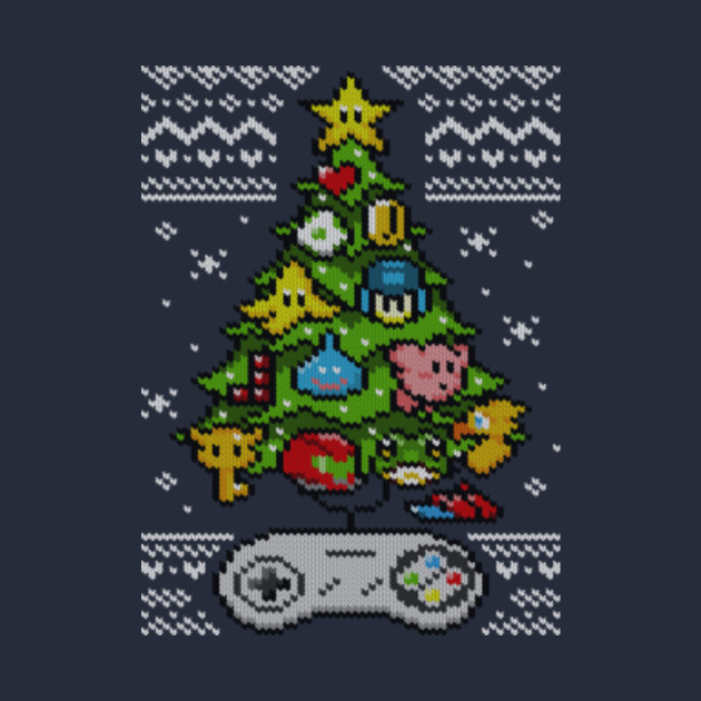 A Classic Gamer Christmas Ugly Christmas Sweater TShirt TeePublic