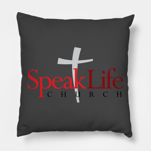 Speak Life Church Pillow by Kenn Blanchard