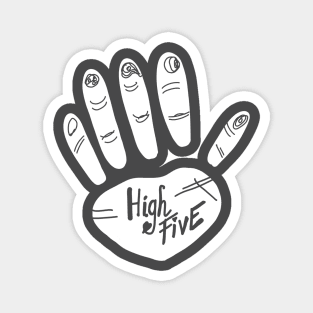 High five hand Magnet