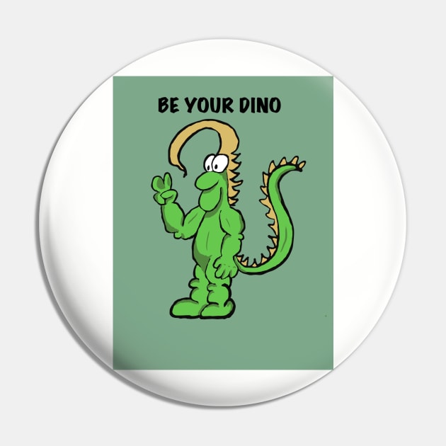 Dino Mite Pin by Soundtrack Alley