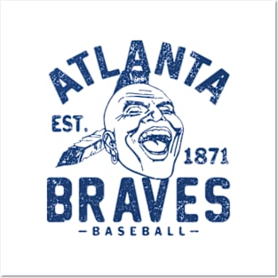 Atlanta Braves Sticker by Marjorie Jorie - Fine Art America