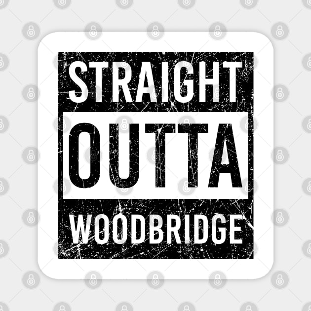 straight outta Woodbridge Magnet by LeonAd